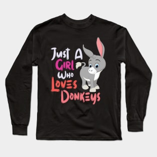 Donkey Girl Love Long Sleeve T-Shirt